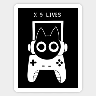 Black Cat Gaming Sticker